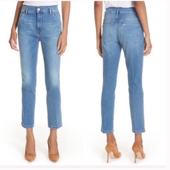 Frame Denim Denim - Frame Le Slender Straight Leg Jeans trouser-like silhouette stretch Size 30 NWOT